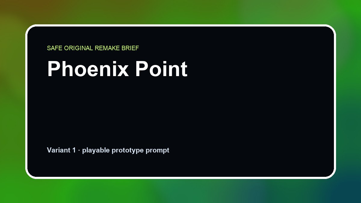 Phoenix Point original phoenix point diy game reference artwork 1