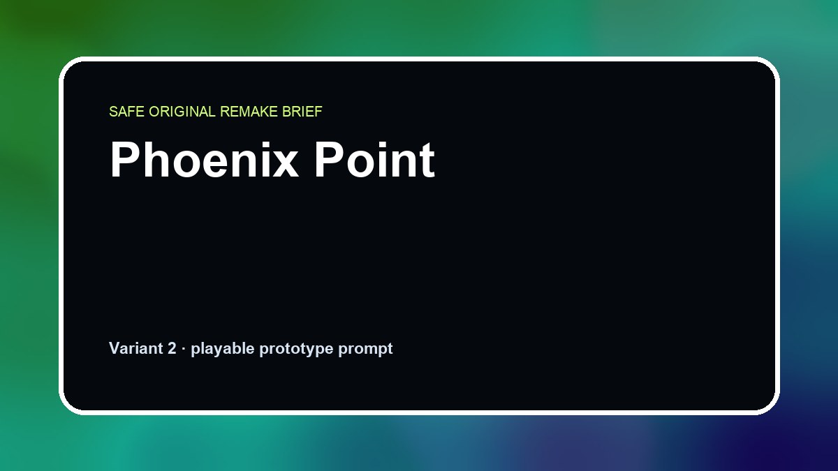 Phoenix Point original phoenix point diy game reference artwork 2