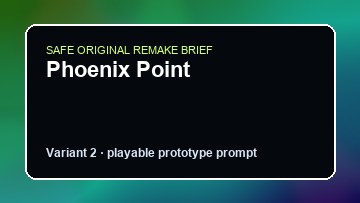 Phoenix Point original phoenix point diy game reference artwork 2