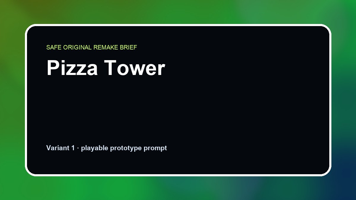 Pizza Tower original pizza tower diy game reference artwork 1