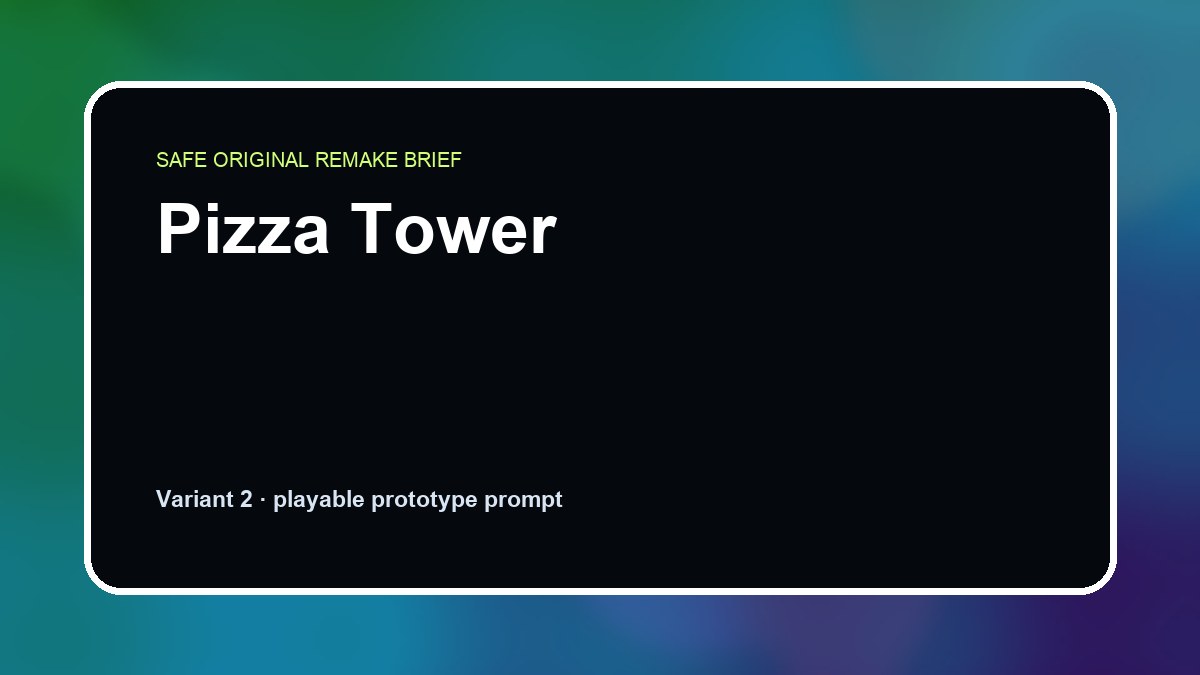 Pizza Tower original pizza tower diy game reference artwork 2
