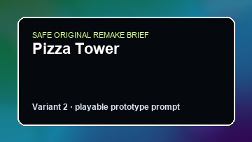 Pizza Tower original pizza tower custom game reference artwork 2