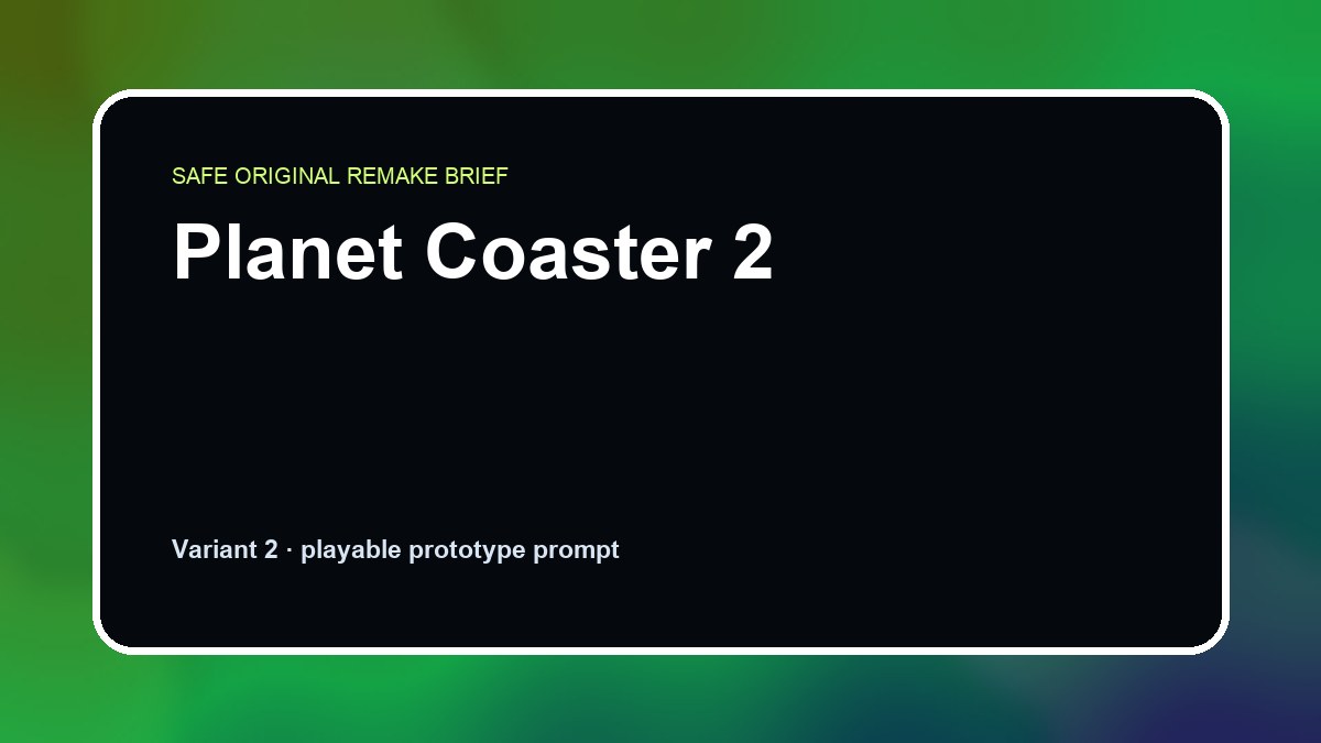 Planet Coaster 2 original planet coaster 2 diy game reference artwork 2