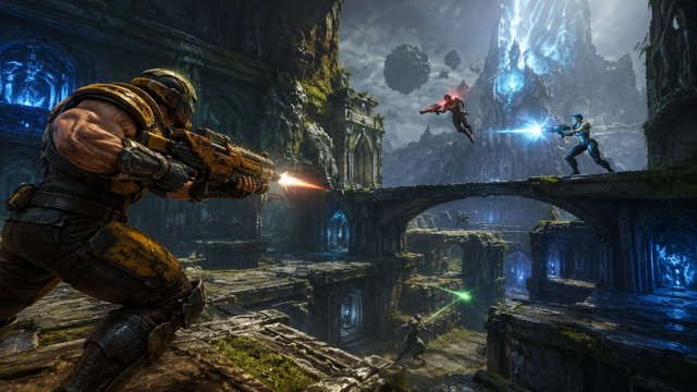 Quake Champions X4 Foundations Custom Game Builder preview