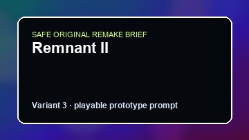 Remnant II original remnant ii custom game reference artwork 3