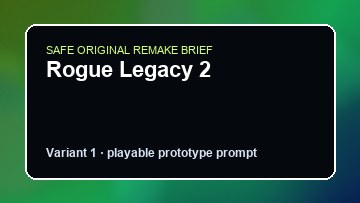 Rogue Legacy 2 Old World DIY Game Maker preview