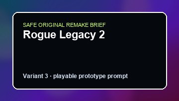 Rogue Legacy 2 original rogue legacy 2 custom game reference artwork 3