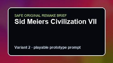 Sid Meiers Civilization VII original sid meiers civilization vii diy game reference artwork 2