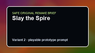 Slay the Spire original game remake reference artwork 2