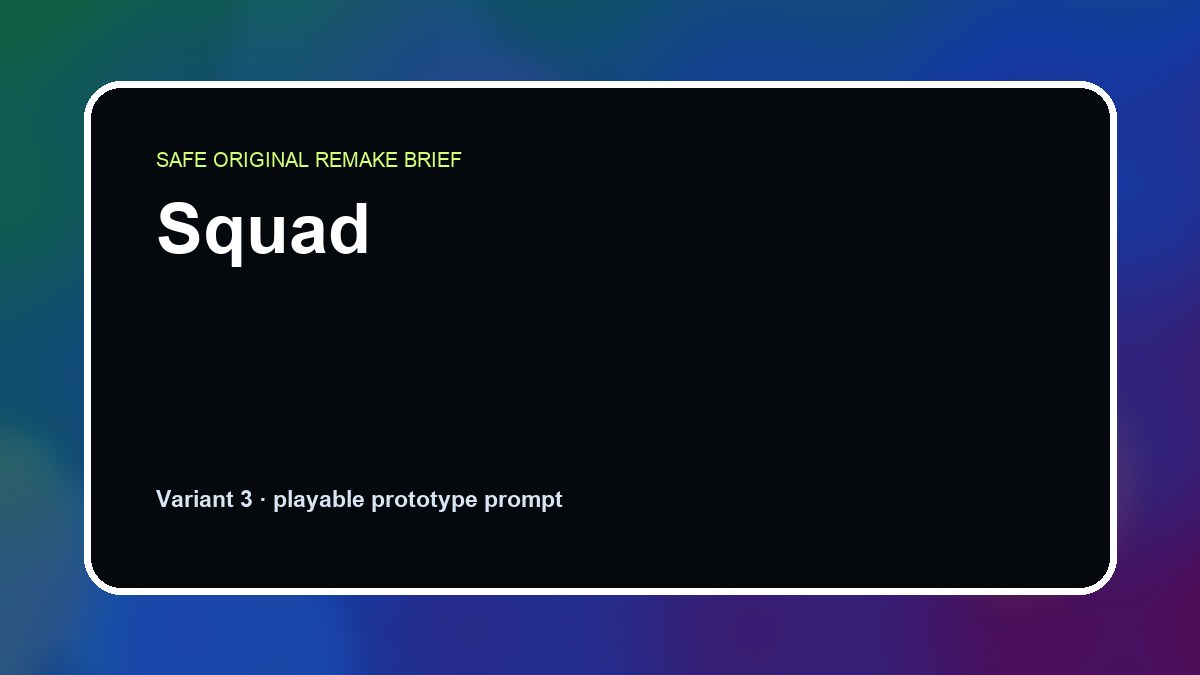 Squad original squad custom game reference artwork 3