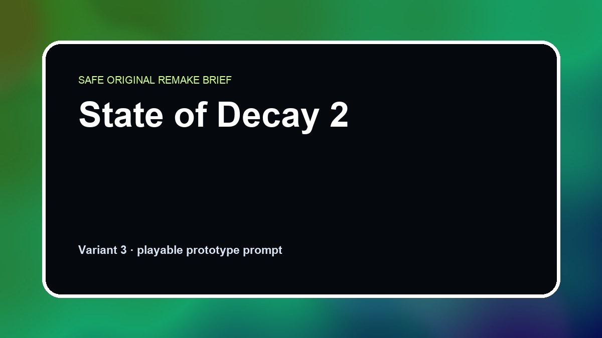 State of Decay 2 original state of decay 2 diy game reference artwork 3