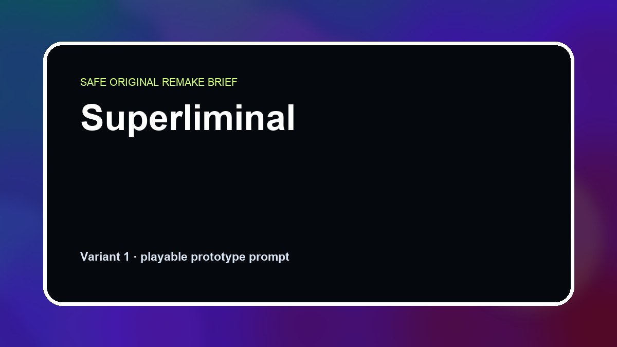 Superliminal original superliminal custom game reference artwork 1