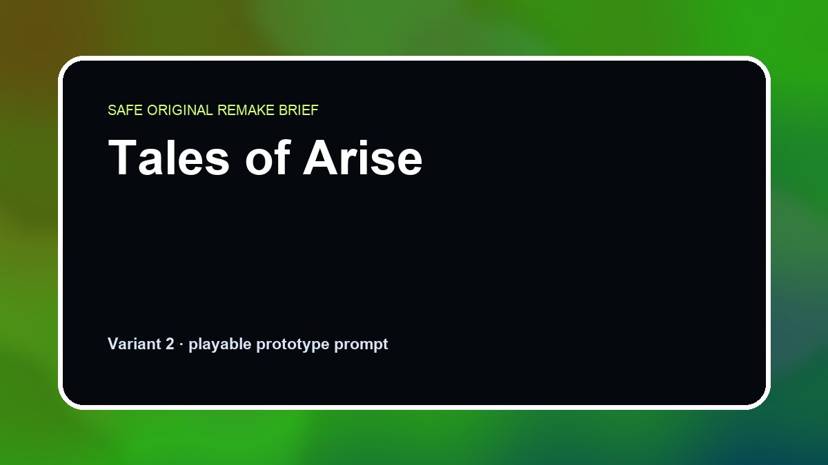 Tales of Arise original tales of arise custom game reference artwork 2