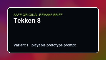 Tekken 8 Old World DIY Game Maker preview