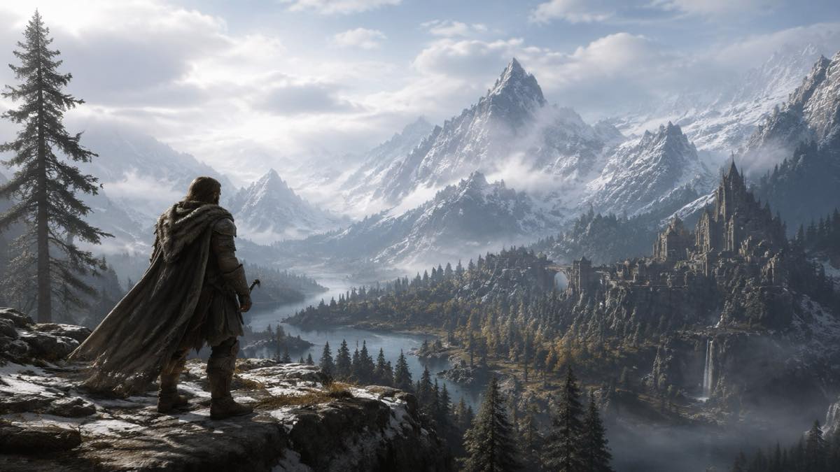 The Elder Scrolls V Skyrim original game remake reference artwork 3