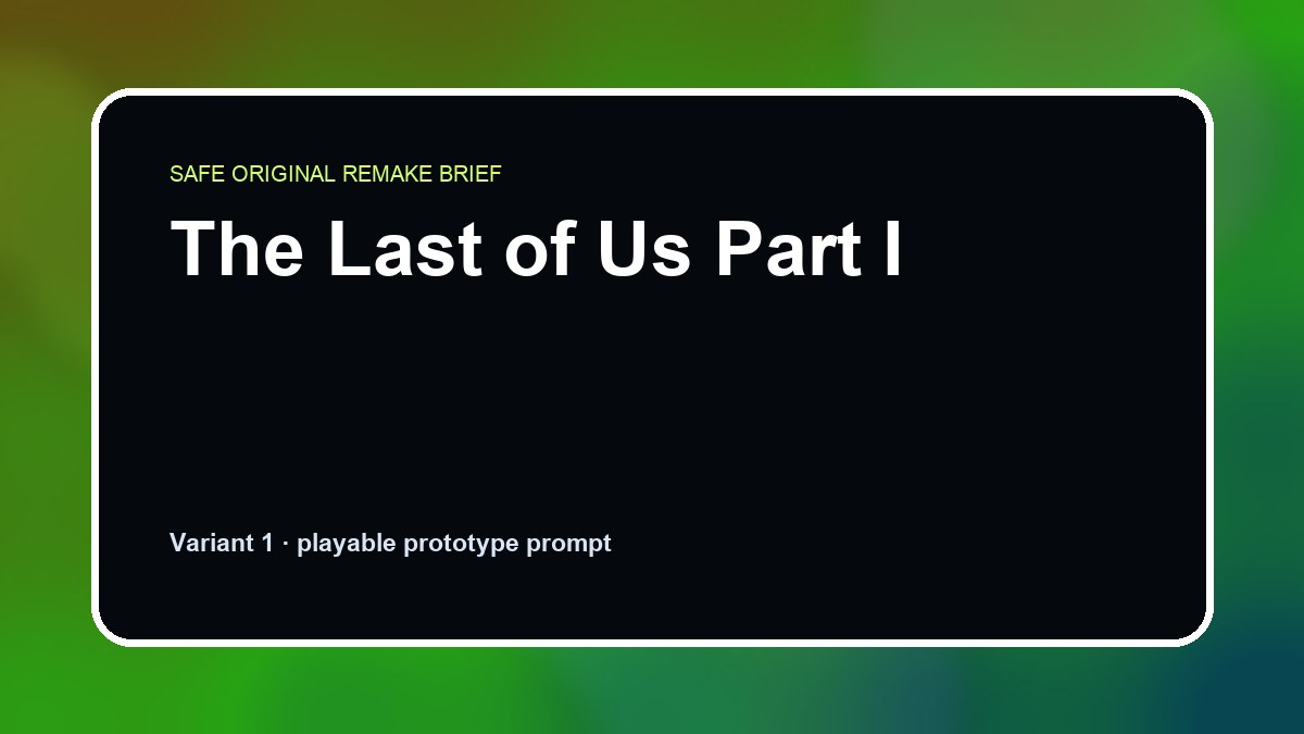 The Last of Us Part I original game remake reference artwork 1