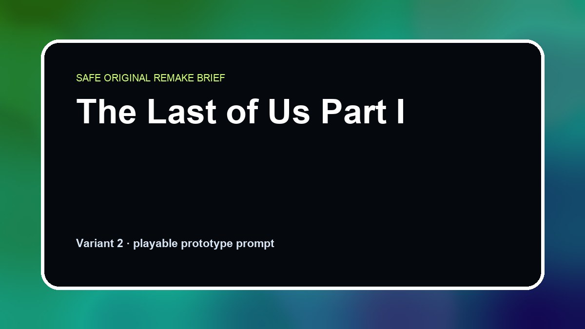 The Last of Us Part I original game remake reference artwork 2