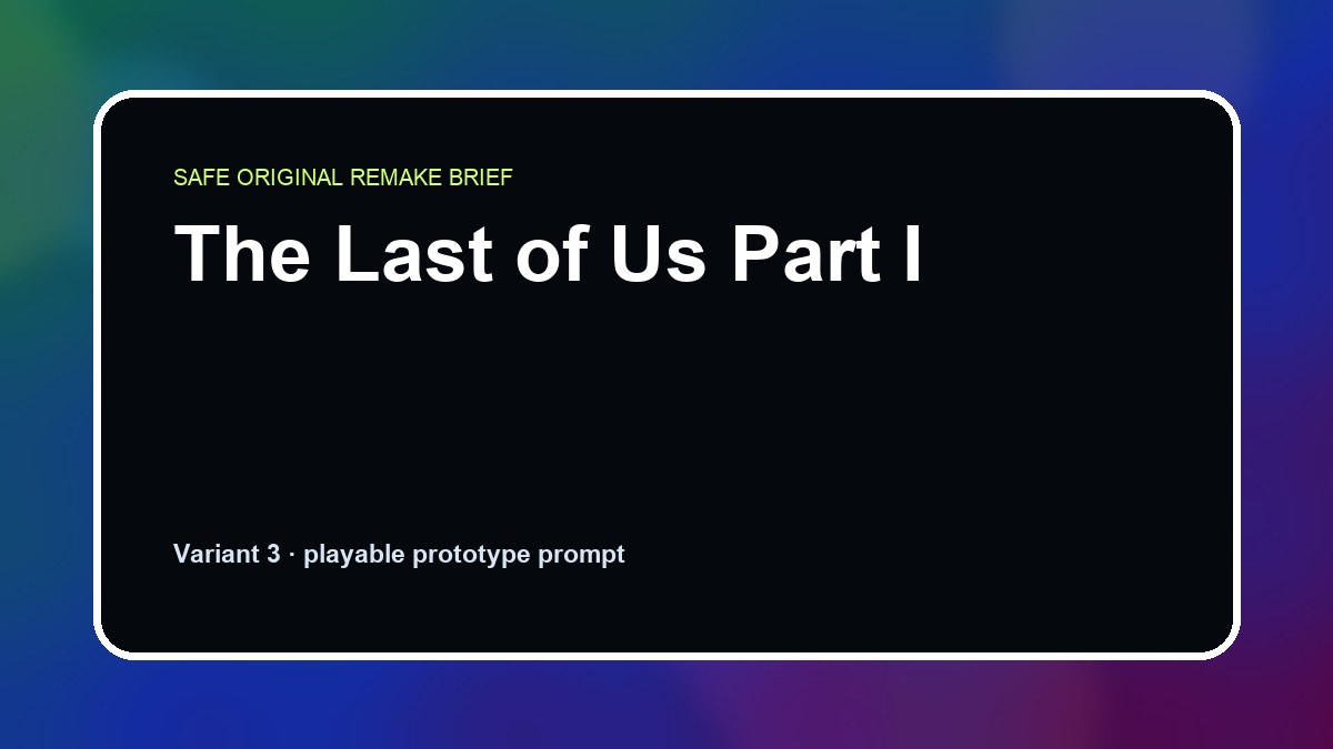 The Last of Us Part I original game remake reference artwork 3