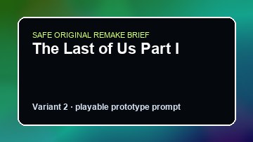 The Last of Us Part I original game remake reference artwork 2