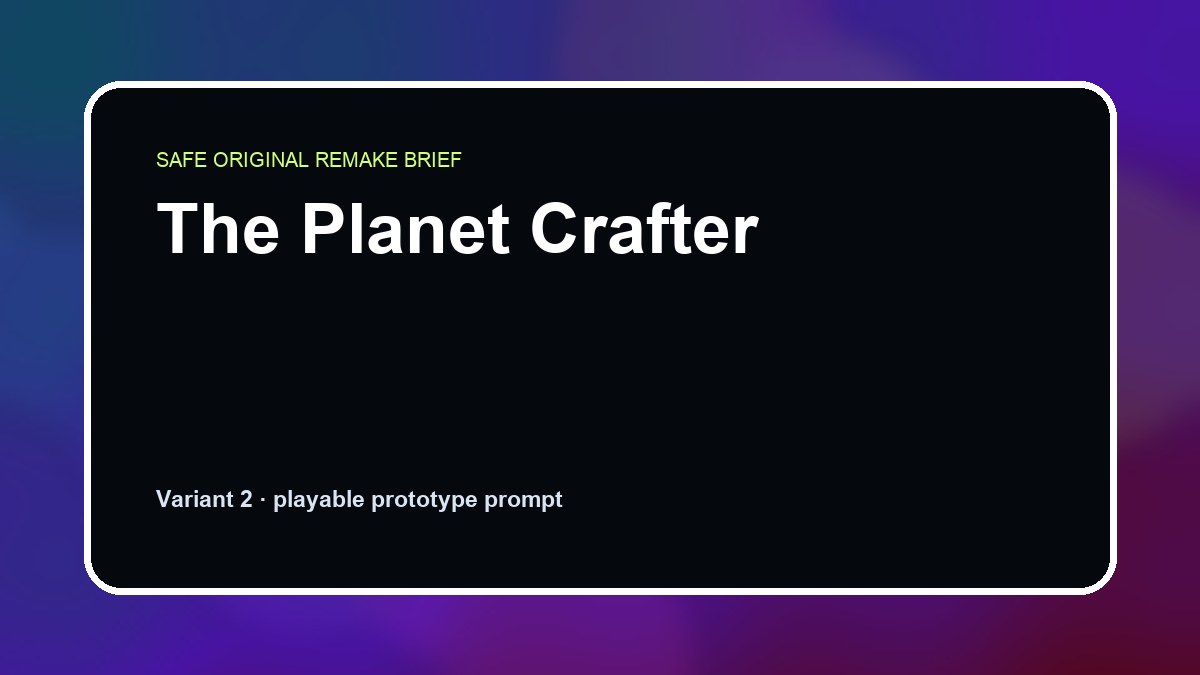 The Planet Crafter original the planet crafter custom game reference artwork 2