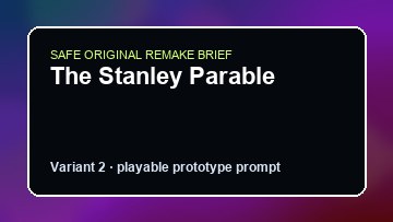 The Stanley Parable original the stanley parable custom game reference artwork 2