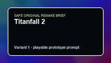 Titanfall 2 original titanfall 2 diy game reference artwork 1