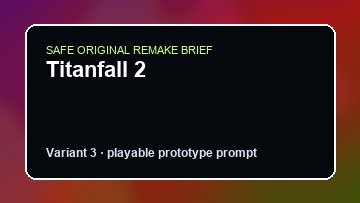Titanfall 2 original titanfall 2 diy game reference artwork 3