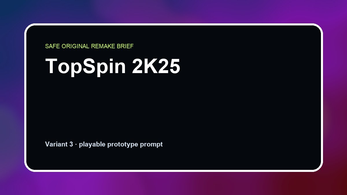 TopSpin 2K25 original topspin 2k25 custom game reference artwork 3