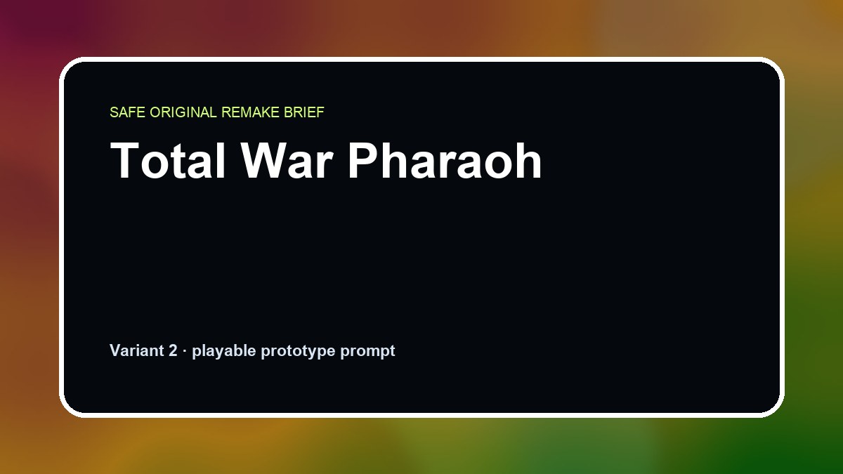Total War Pharaoh original total war pharaoh diy game reference artwork 2