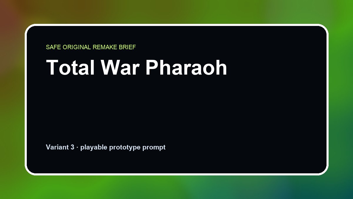Total War Pharaoh original total war pharaoh diy game reference artwork 3