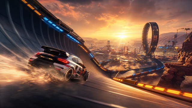 Trackmania Riders Republic Custom Game Builder preview