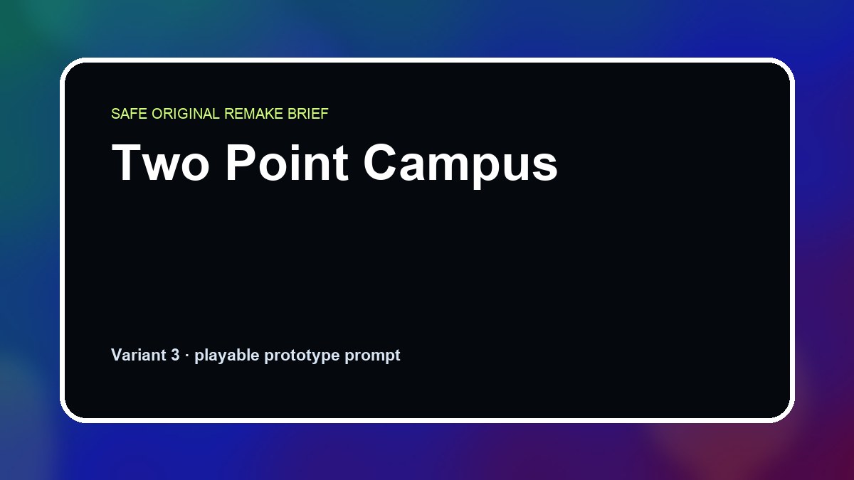 Two Point Campus original two point campus custom game reference artwork 3