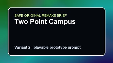 Two Point Campus original two point campus diy game reference artwork 2