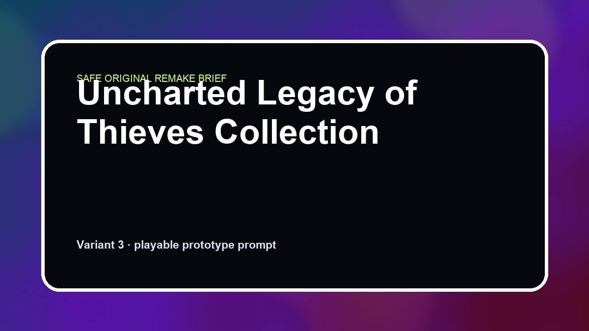 Uncharted Legacy of Thieves Collection original uncharted legacy of thieves collection custom game reference artwork 3