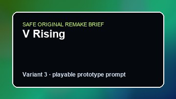 V Rising original v rising custom game reference artwork 3