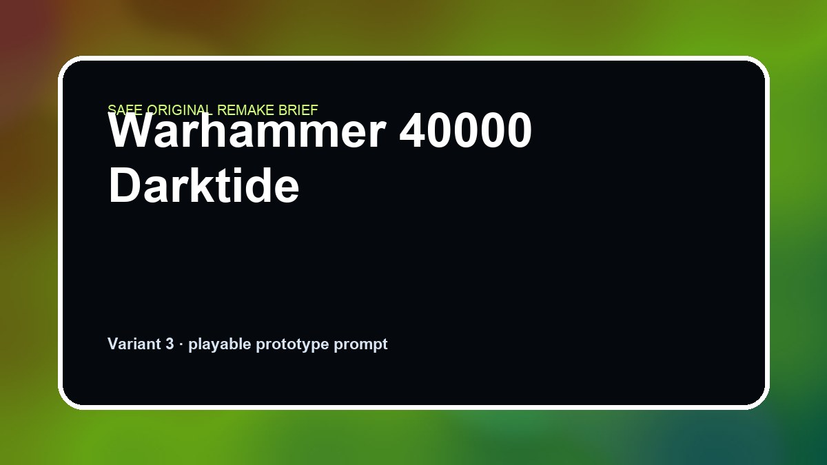 Warhammer 40000 Darktide original warhammer 40000 darktide diy game reference artwork 3