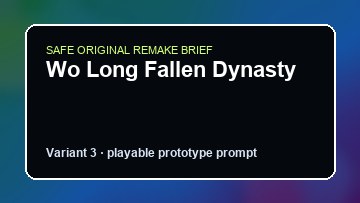 Wo Long Fallen Dynasty original wo long fallen dynasty custom game reference artwork 3