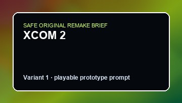 XCOM 2 Humankind DIY Game Maker preview