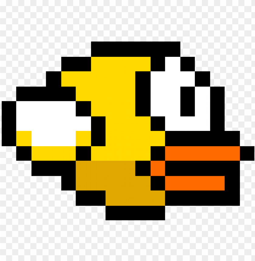 Flappy Bird sprite character variations showing different colors and animation states