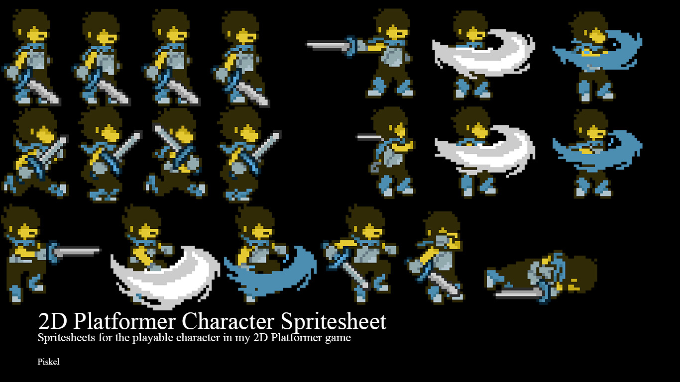 2D platformer game sprite
