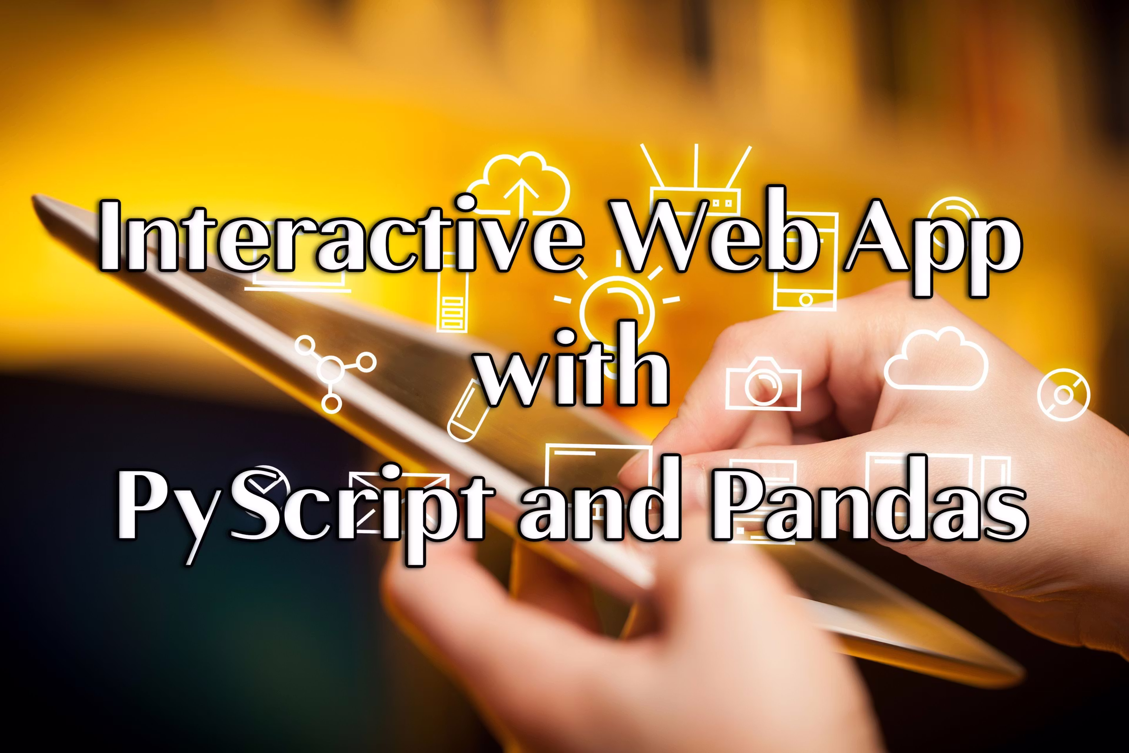 interactive web application