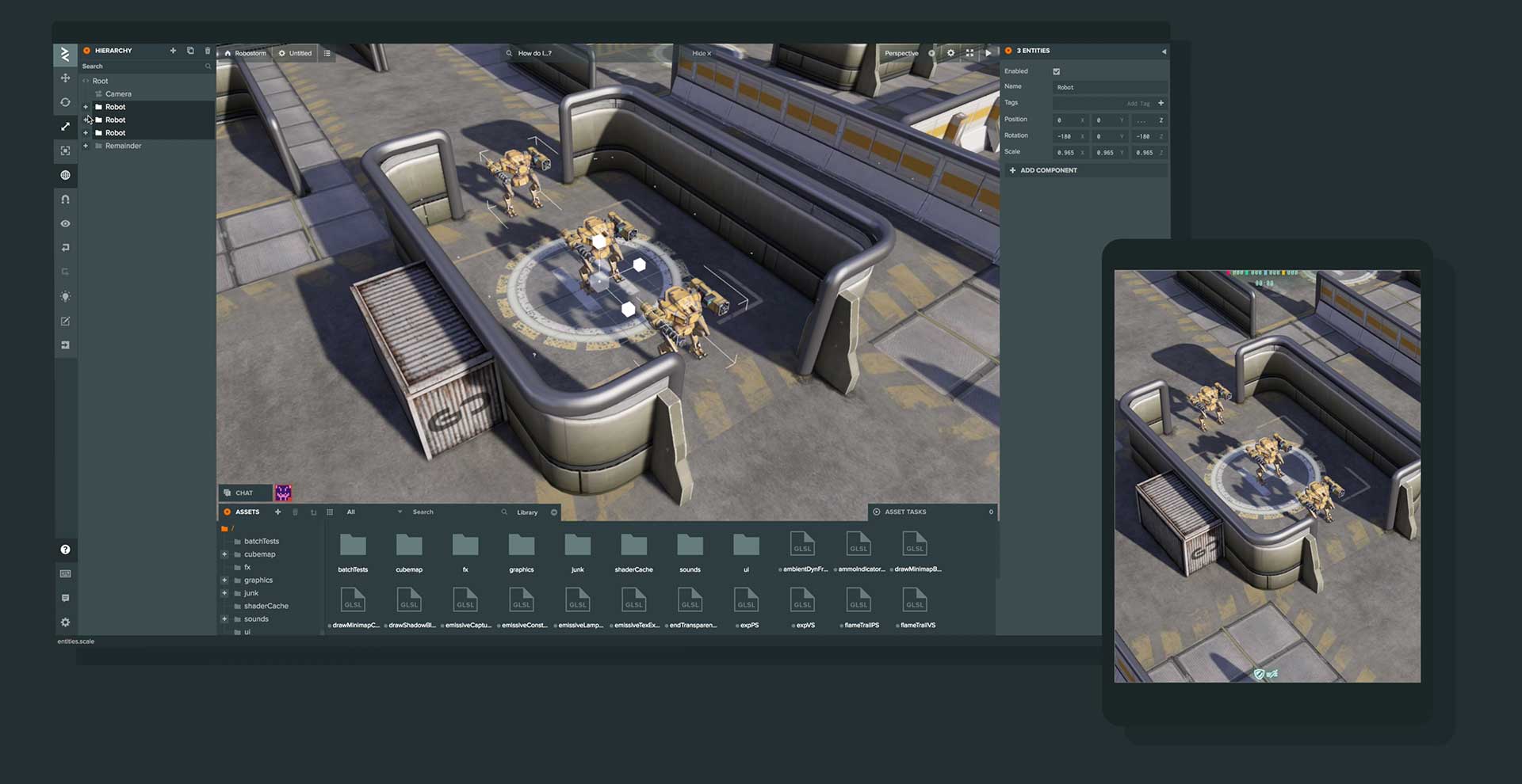 Browser-based game development interface