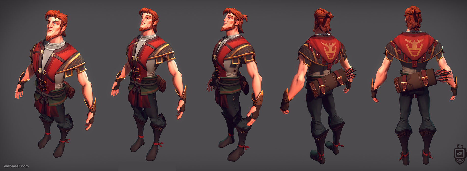 3D character models and game assets