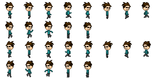 2D platformer sprite animations