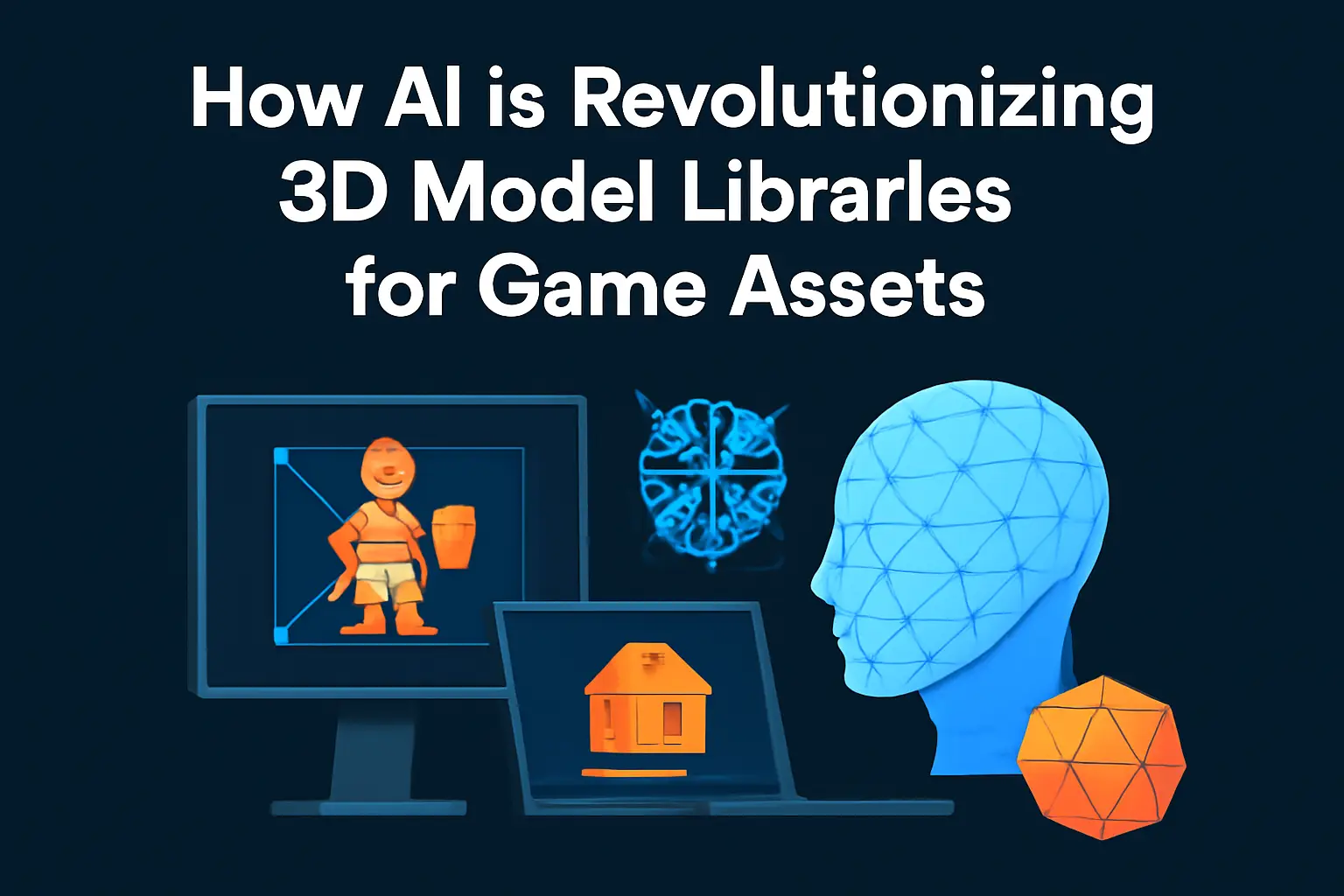 Complete game asset library with 3D models and sprites