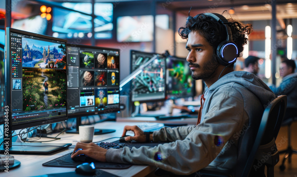 3D game design environment