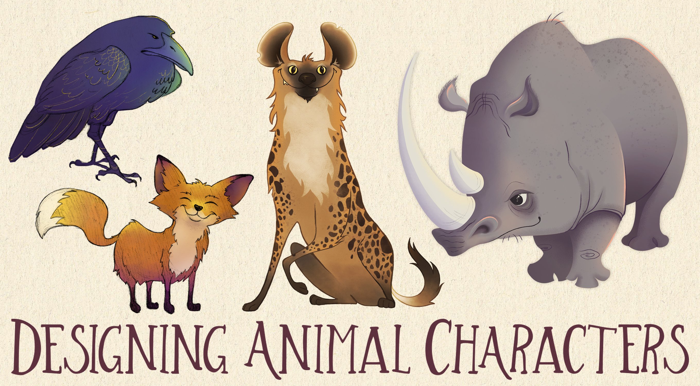 Animal game character design examples