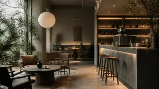 Best AI Aesthetic Coffee Shop Interiors Generator: Create Stunning Aesthetic Coffee Shop Interiors in Seconds example 3