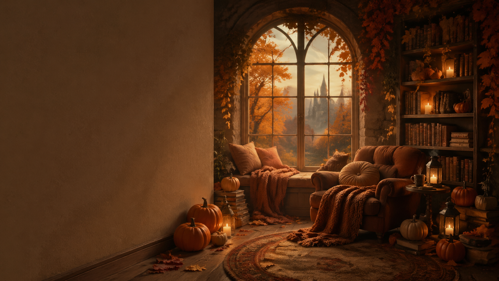 Best AI Autumn Cozy Reading Nooks Generator: Create Stunning Autumn Cozy Reading Nooks in Seconds example 3