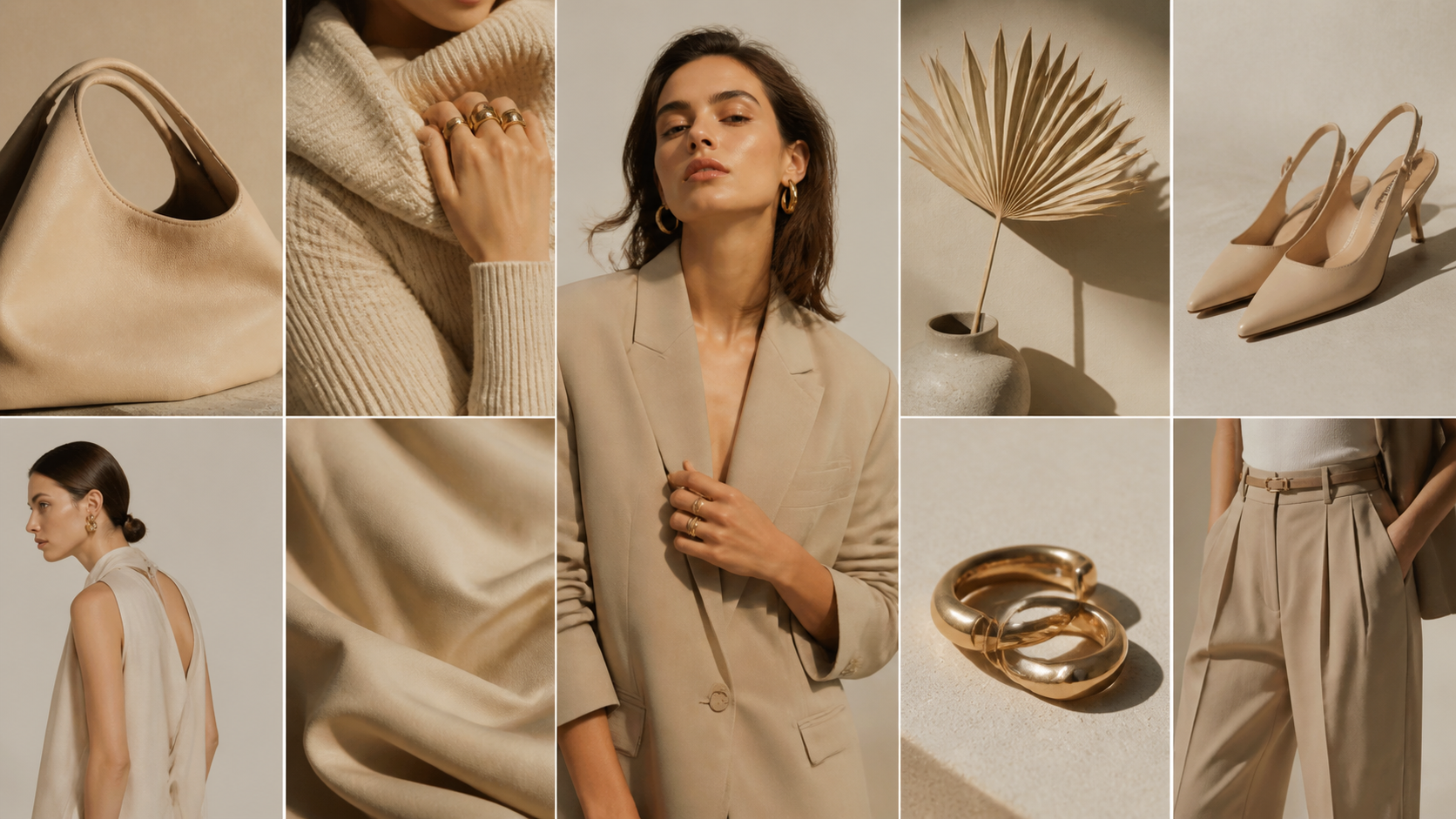 Best AI Beige Minimalist Fashion Grids Generator: Create Stunning Beige Minimalist Fashion Grids in Seconds example 2